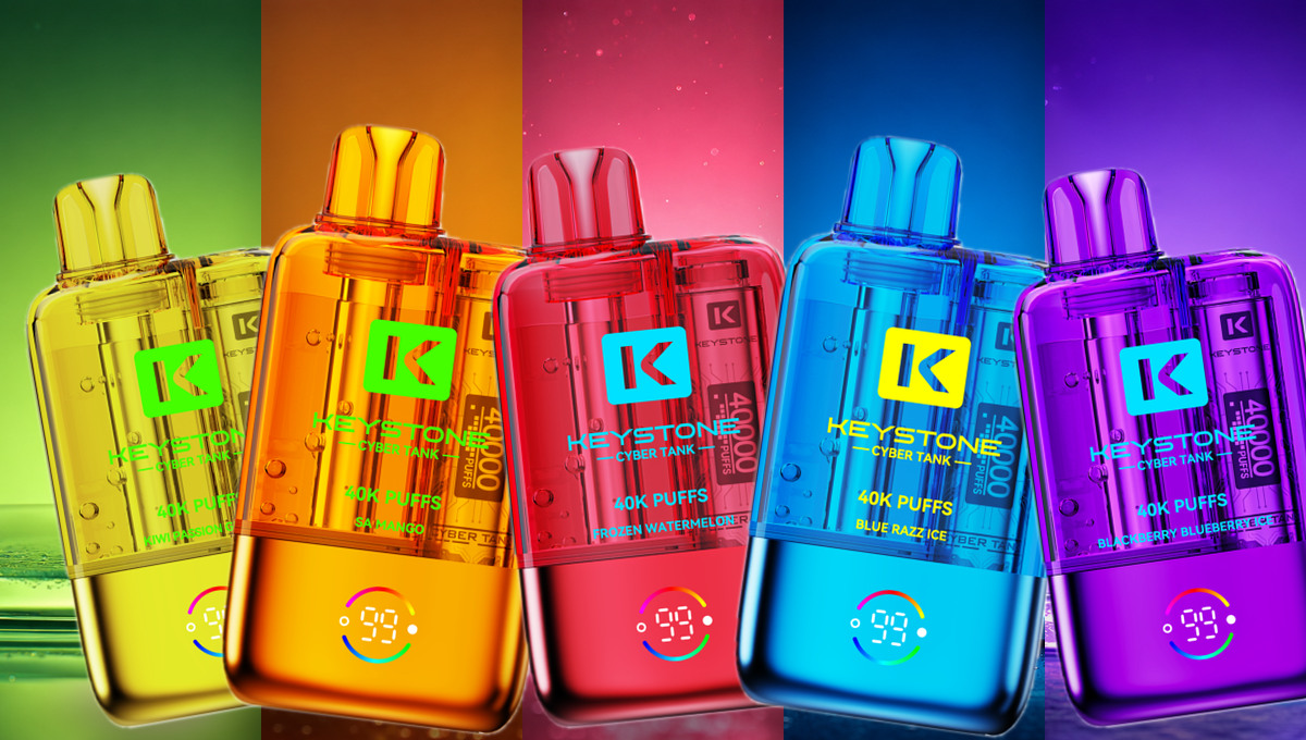 Cyber Tank colour-matched flavour lineup