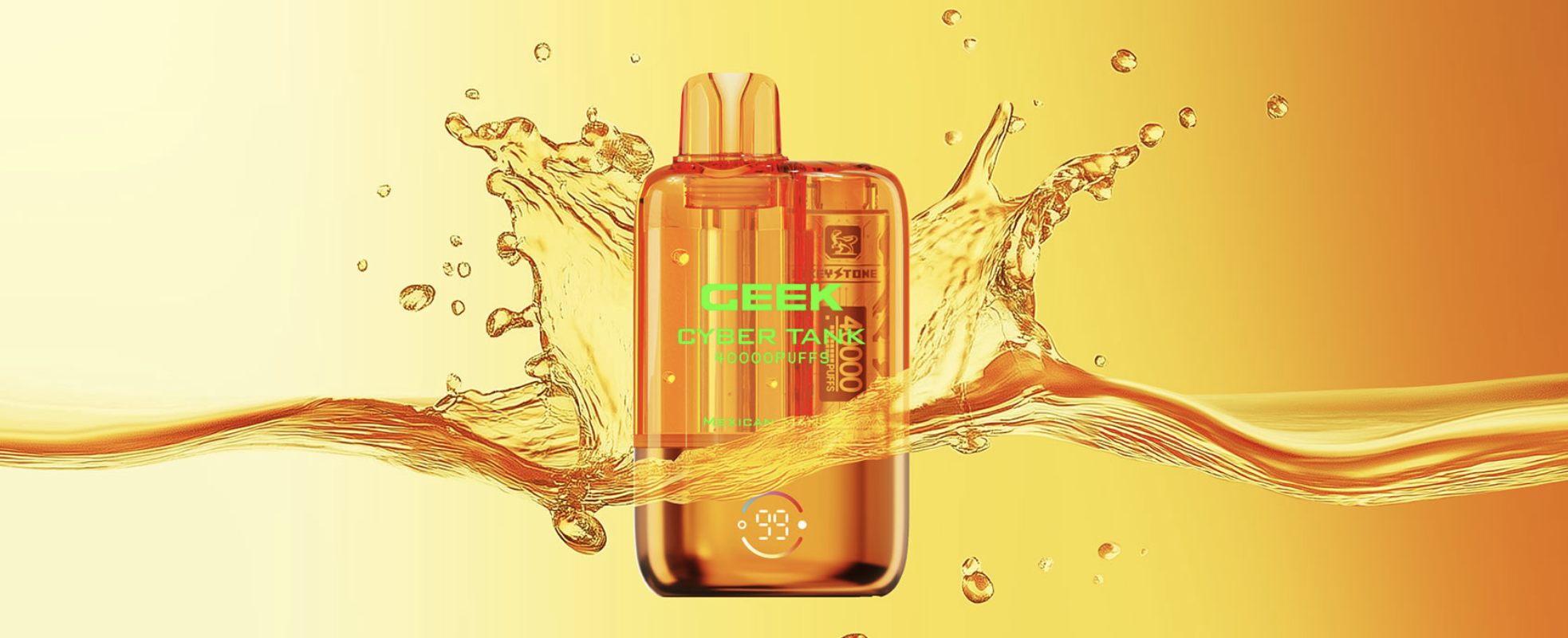 Cyber Tank Mexican flavour with visible tank and splash detail
